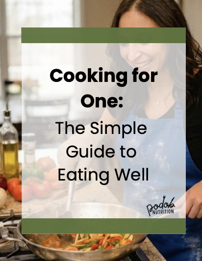 Cooking for One: The Simple Guide to Eating Well, Cover